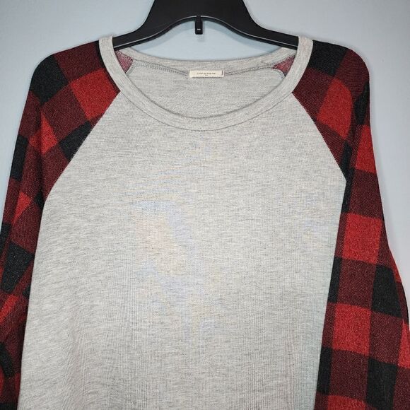 Red & Black Buffalo Long Sleeve Tunic - Picture 4 of 8